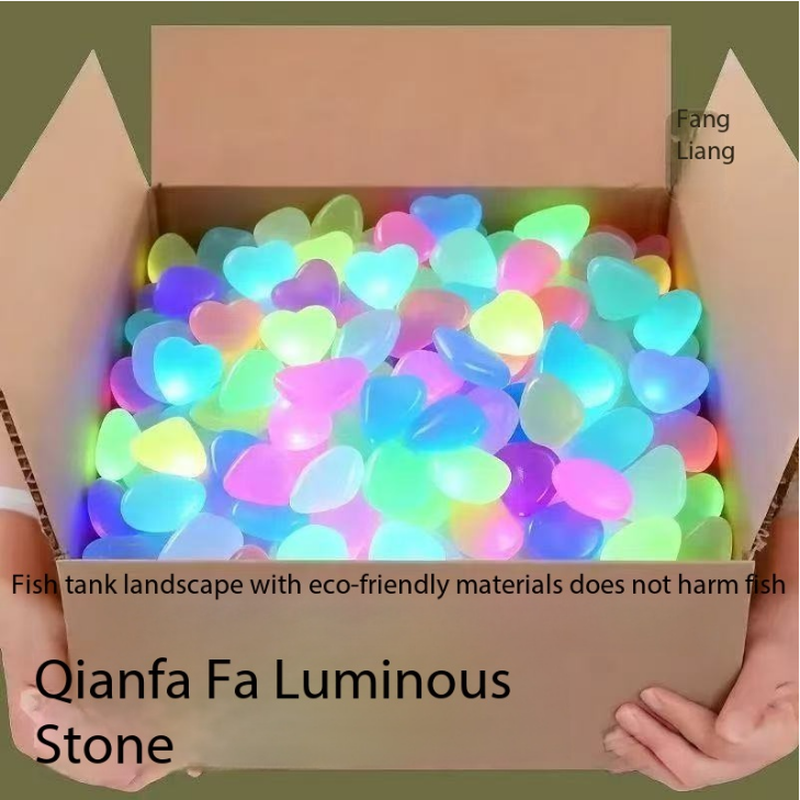 Aquarium Fish House - Piedras Luminosas de 1 cm, 100