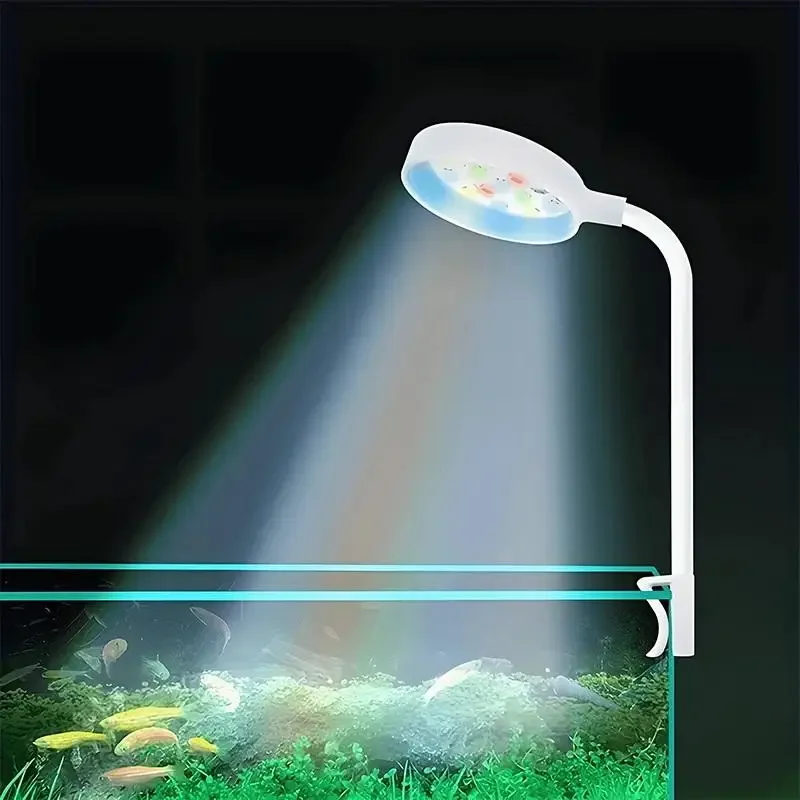 Aquarium Fish House - Luz de acuario con adaptador LED