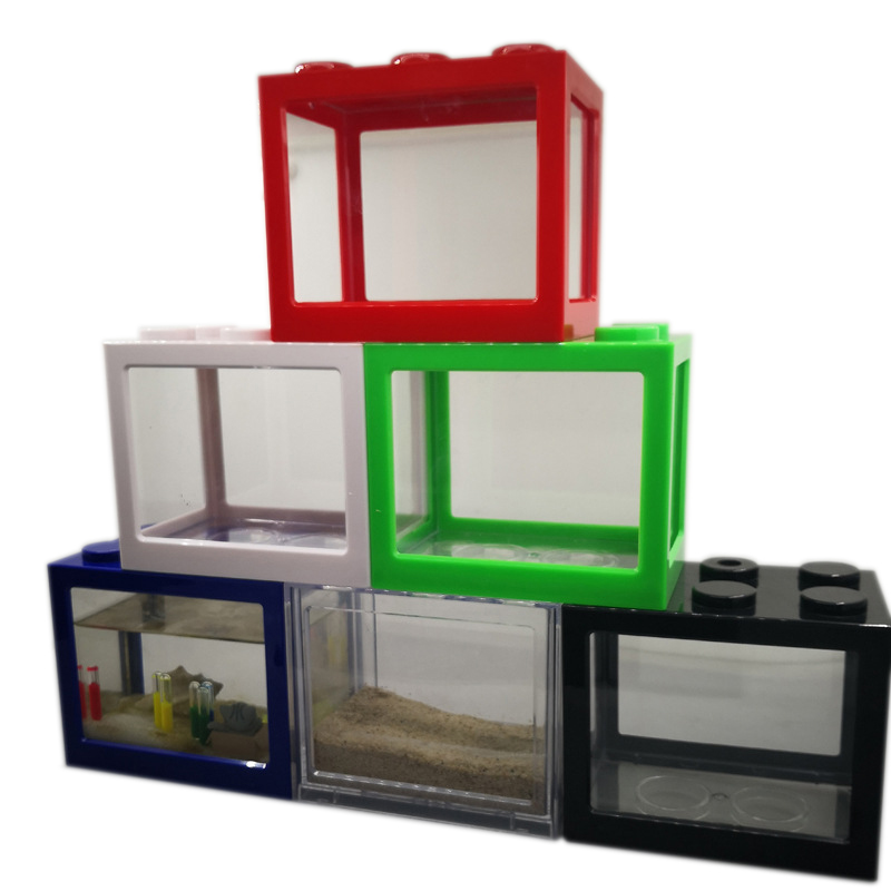 Aquarium Fish Betta - Mini Acuario de 7 Colores para