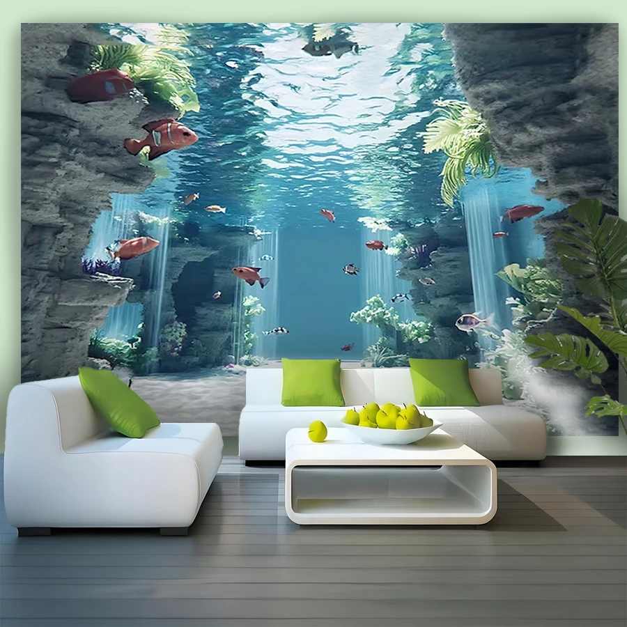 Aquarium Fish Live Wallpaper - Papel pintado mural con una vibrante