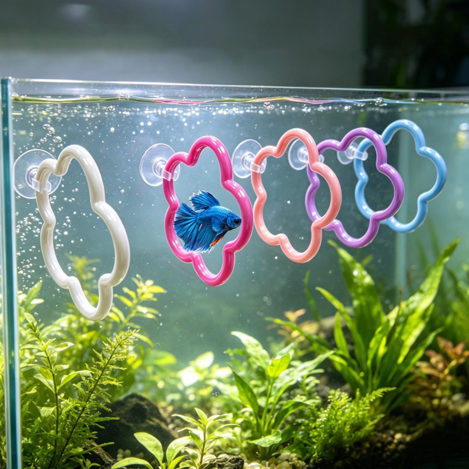 Aquarium Fish Betta - Juguetes para Peces Betta, 5 Piezas,