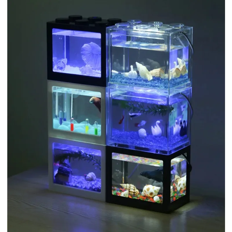 Aquarium Fish Betta - Mini lámpara LED USB de escritorio