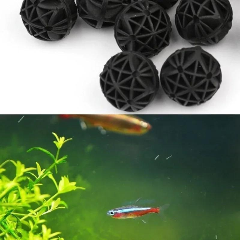 50 Piezas de Bolas de Filtro B - Aquarium Fish House reseña y precio