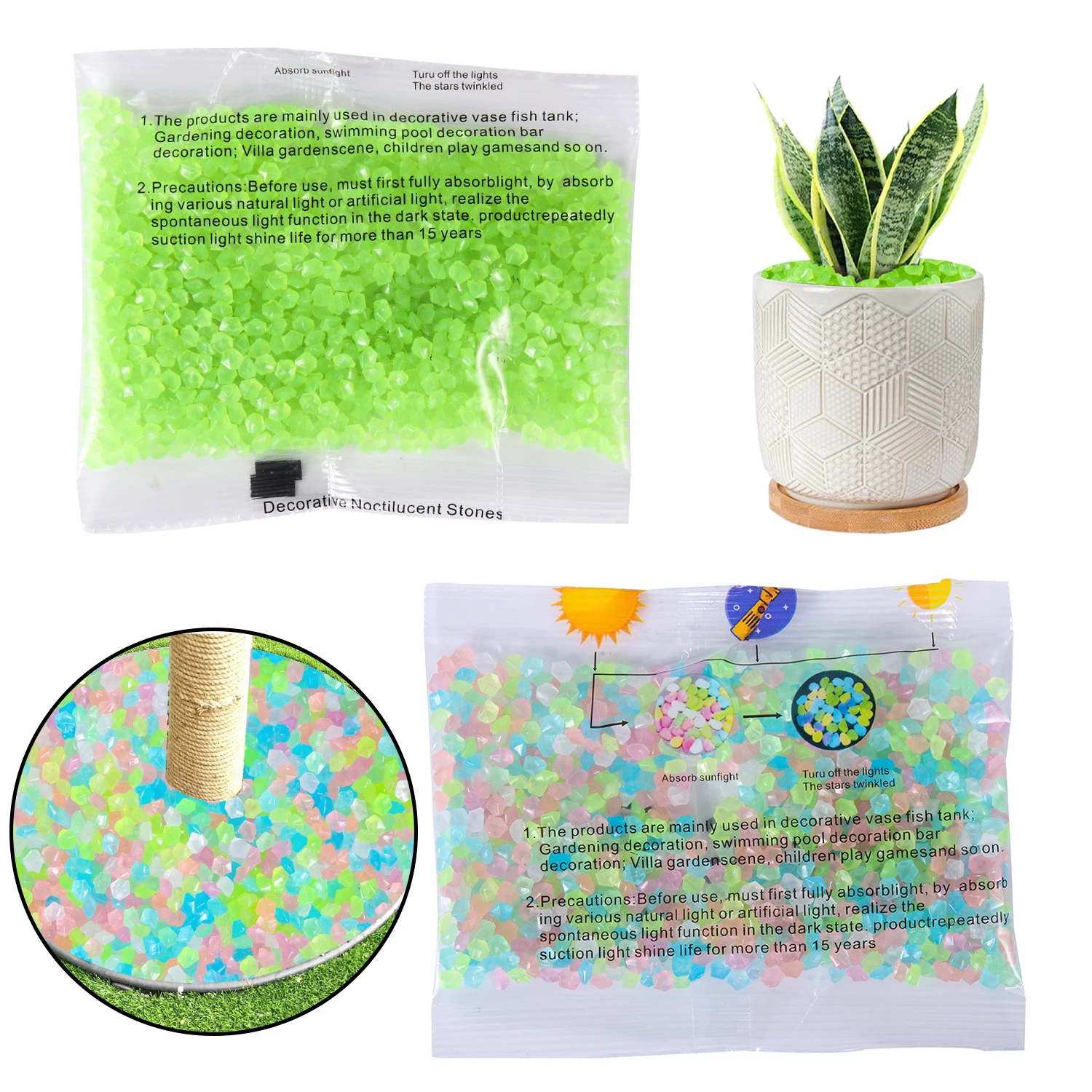 Arena Luminosa Decorativa de 5 - Aquarium Fish That Glow In The Dark reseña y precio