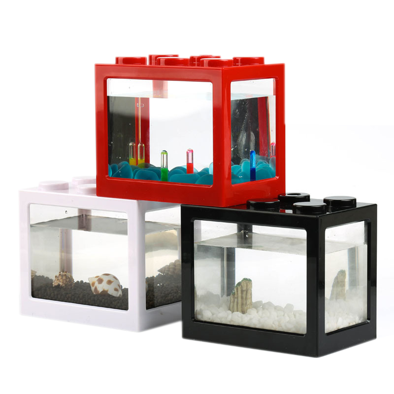 Mini Acuario de 7 Colores para - Aquarium Fish Betta reseña y precio