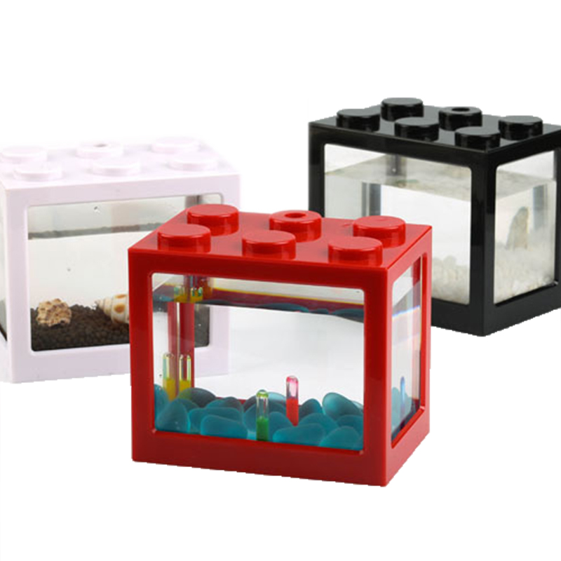 Mini Acuario de 7 Colores para - Aquarium Fish Betta reseña y precio