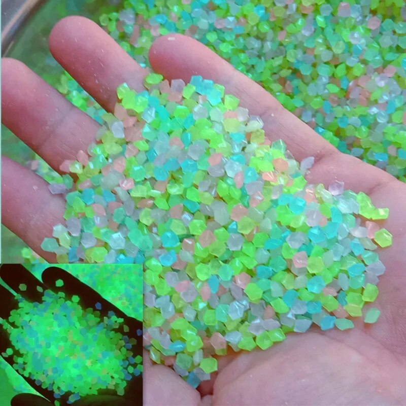 1000 Uds. De arena luminosa de - Aquarium Fish That Glow In The Dark reseña y precio