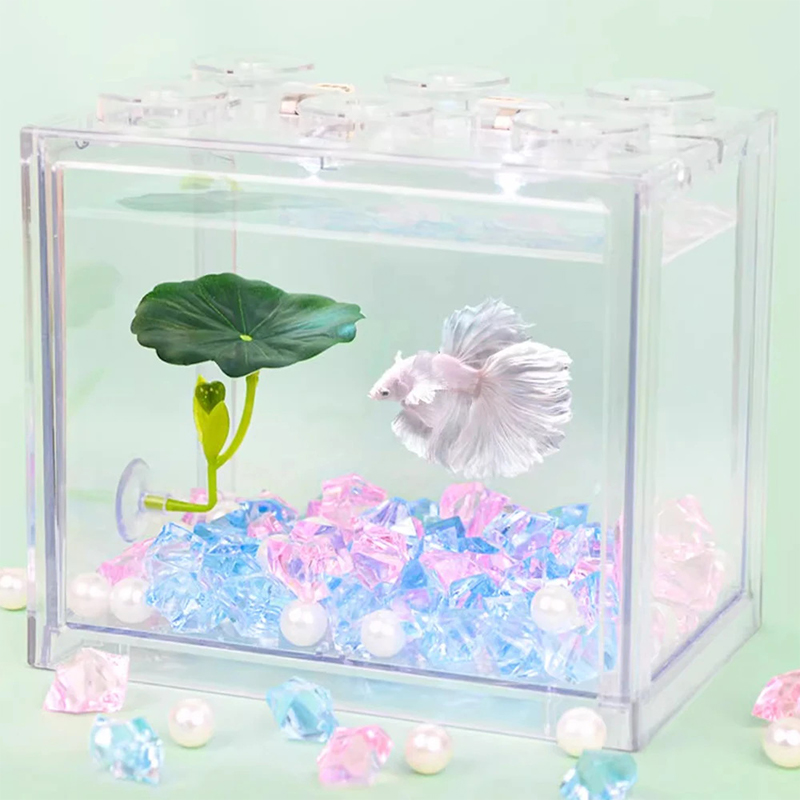 (Ce14) 1/5PC Hamaca de hojas v - Aquarium Fish Betta reseña y precio