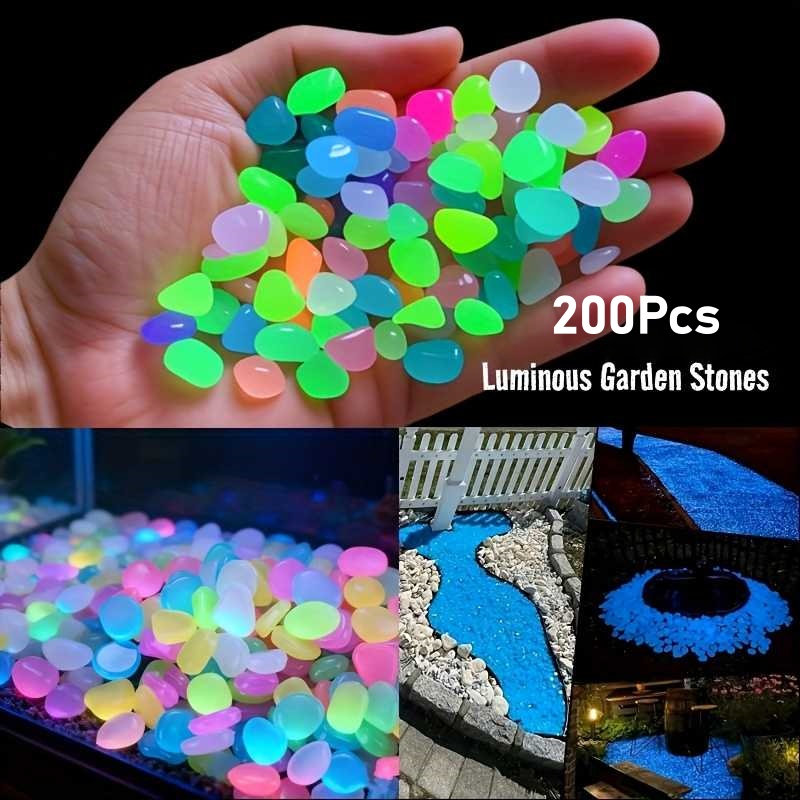 200 piezas de piedras brillant - Aquarium Fish That Glow In The Dark reseña y precio