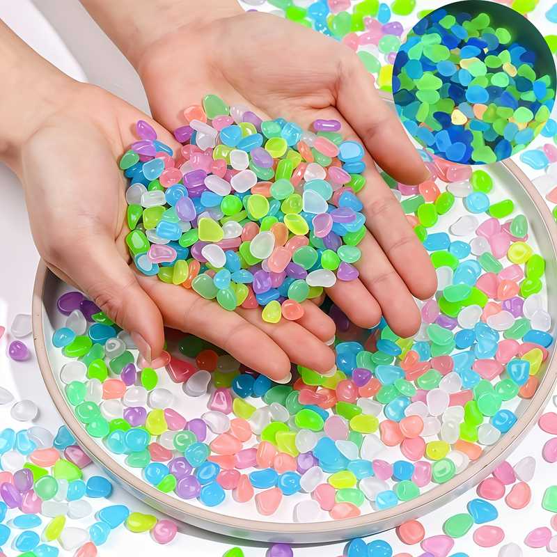 200 piezas de piedras brillant - Aquarium Fish That Glow In The Dark reseña y precio
