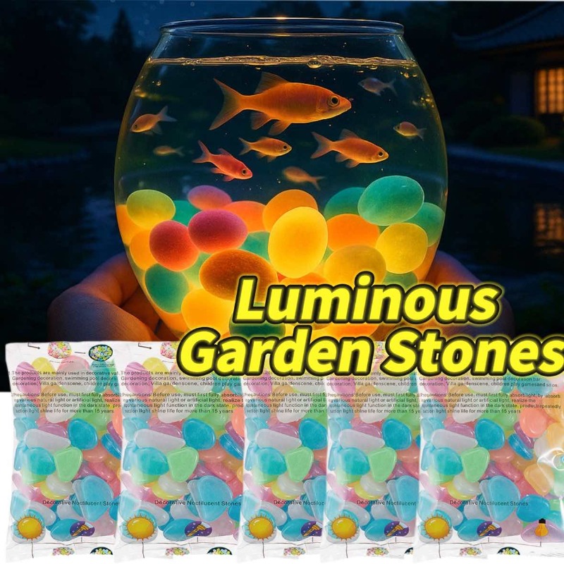 100-1000 Piezas de Piedras Lum - Aquarium Fish That Glow In The Dark reseña y precio