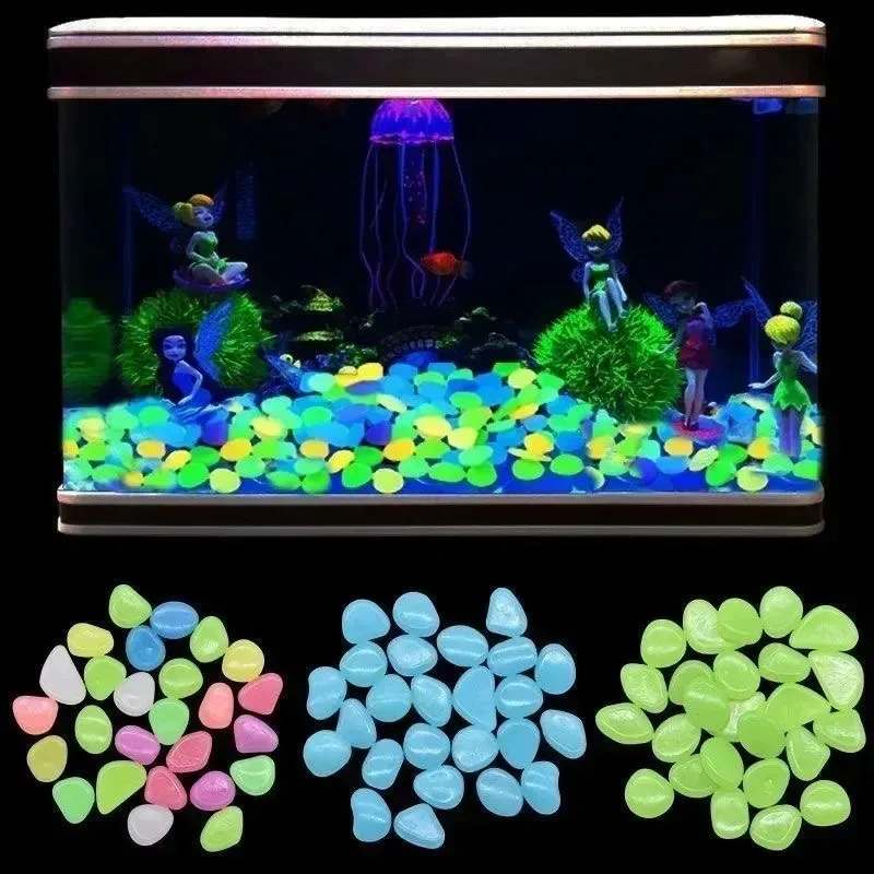 100-1000 Piezas de Piedras Lum - Aquarium Fish That Glow In The Dark reseña y precio