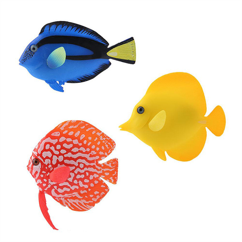 Adorno Luminoso de Silicona pa - Aquarium Fish That Glow In The Dark reseña y precio