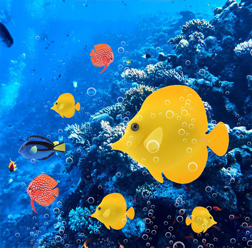 Adorno Luminoso de Silicona pa - Aquarium Fish That Glow In The Dark reseña y precio
