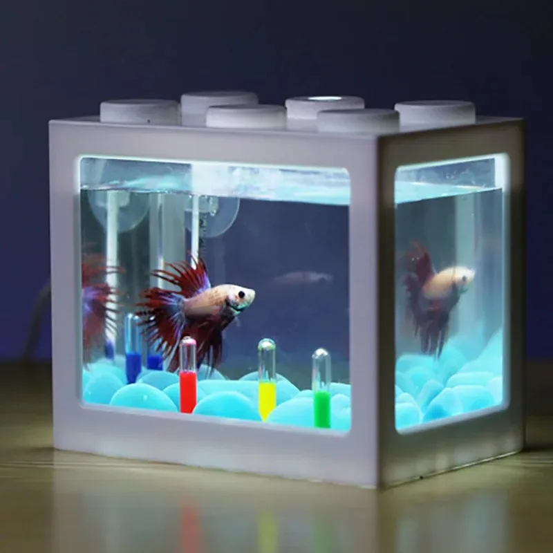 Mini lámpara LED USB de escrit - Aquarium Fish Betta reseña y precio